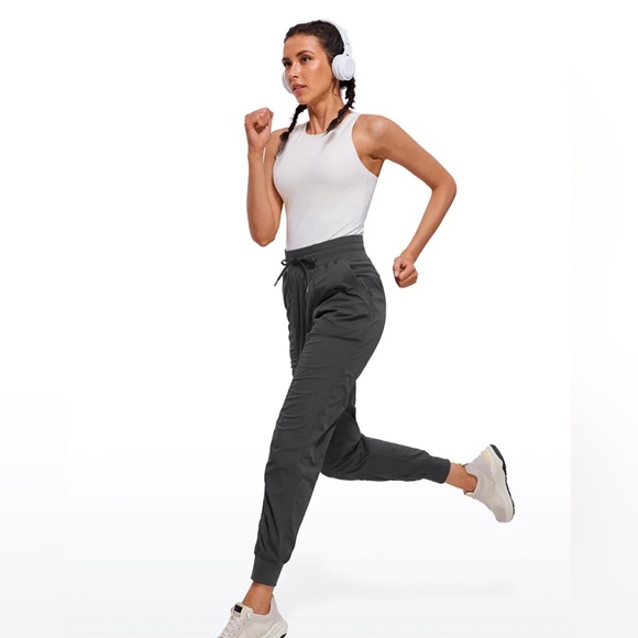 Striped Joggers with Pockets 28'' - Ruched - Picture 3 of 6